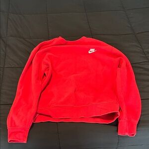 Nike Bright Red Crewneck Sweatshirt
